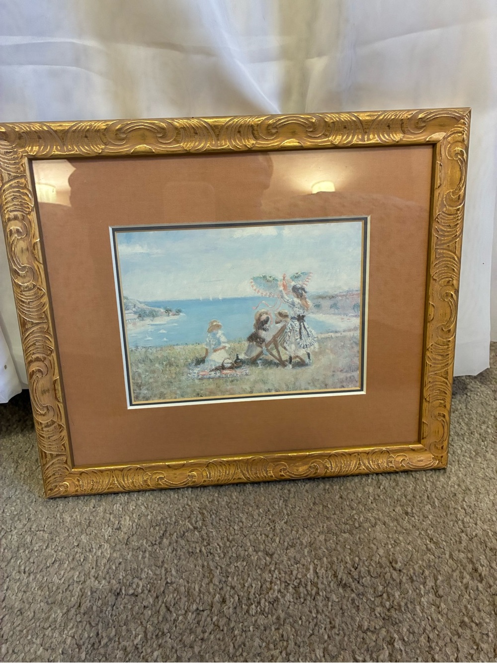 Vintage framed wall art 🤍